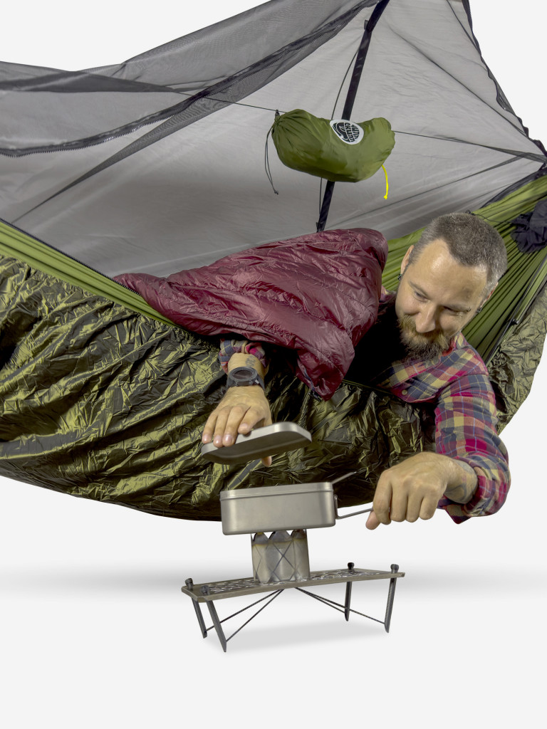 Гамак ЧиллСкилл Повеса Олива 335x165