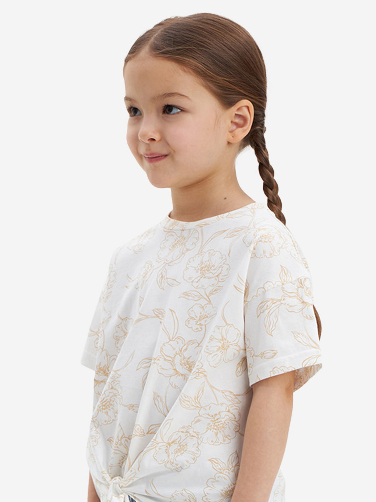 Футболка для девочек с узлом TOTTI KIDS