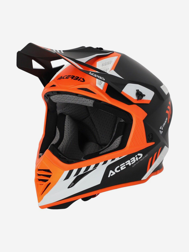 Мотошлем кроссовый взрослый Acerbis X-TRACK MIPS 22-06 Black/Orange Fluo