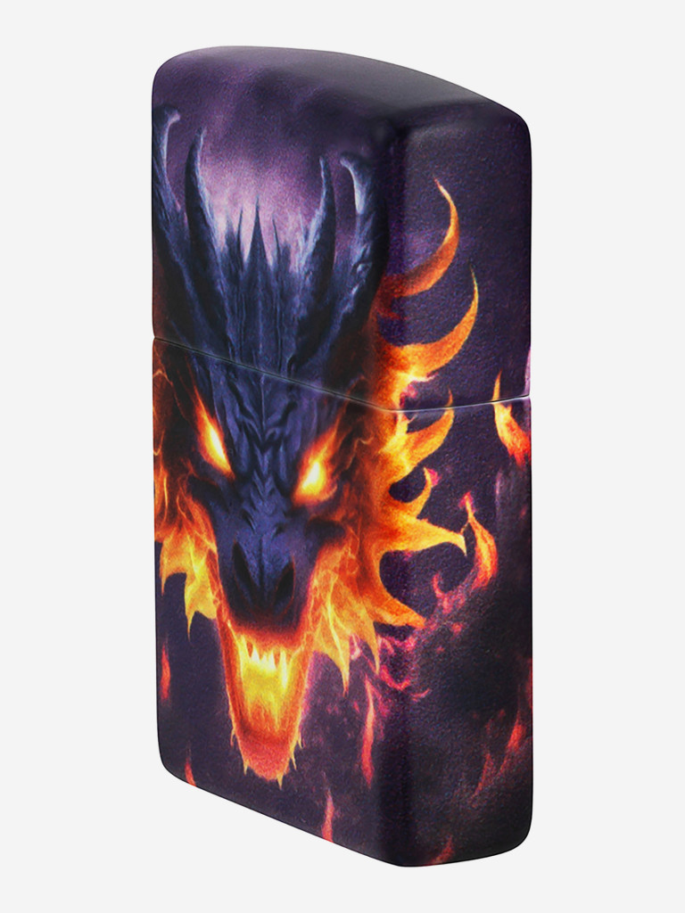 Зажигалка бензиновая ветроустойчивая Zippo Glowing Dragon Glow In The Dark Green