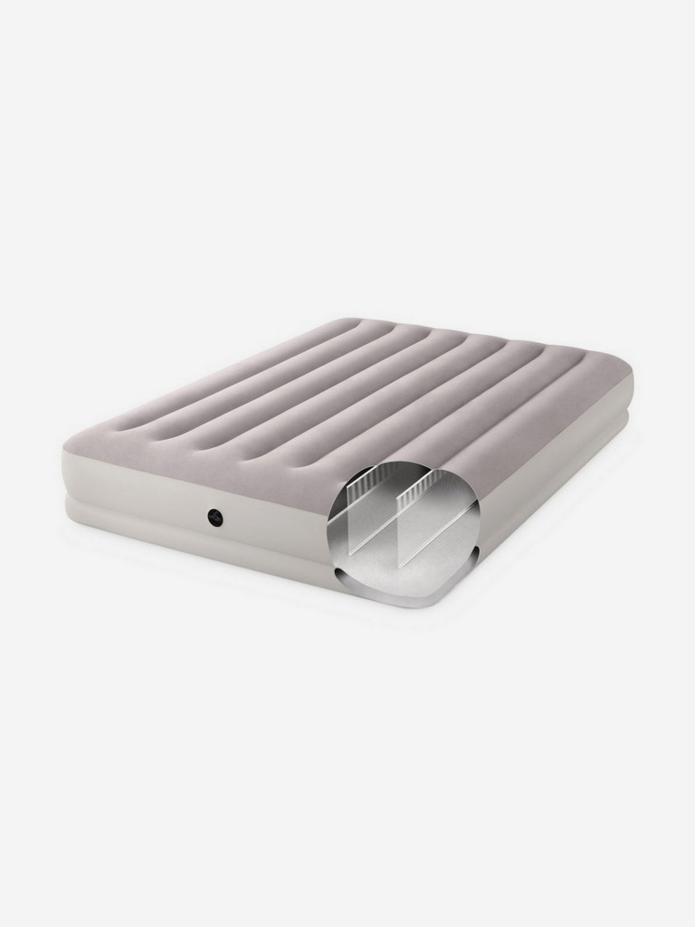 Кровать надувная Intex 64179 PRESTIGE MID-RISE, Queen, 152х203х30 см, с насосом USB