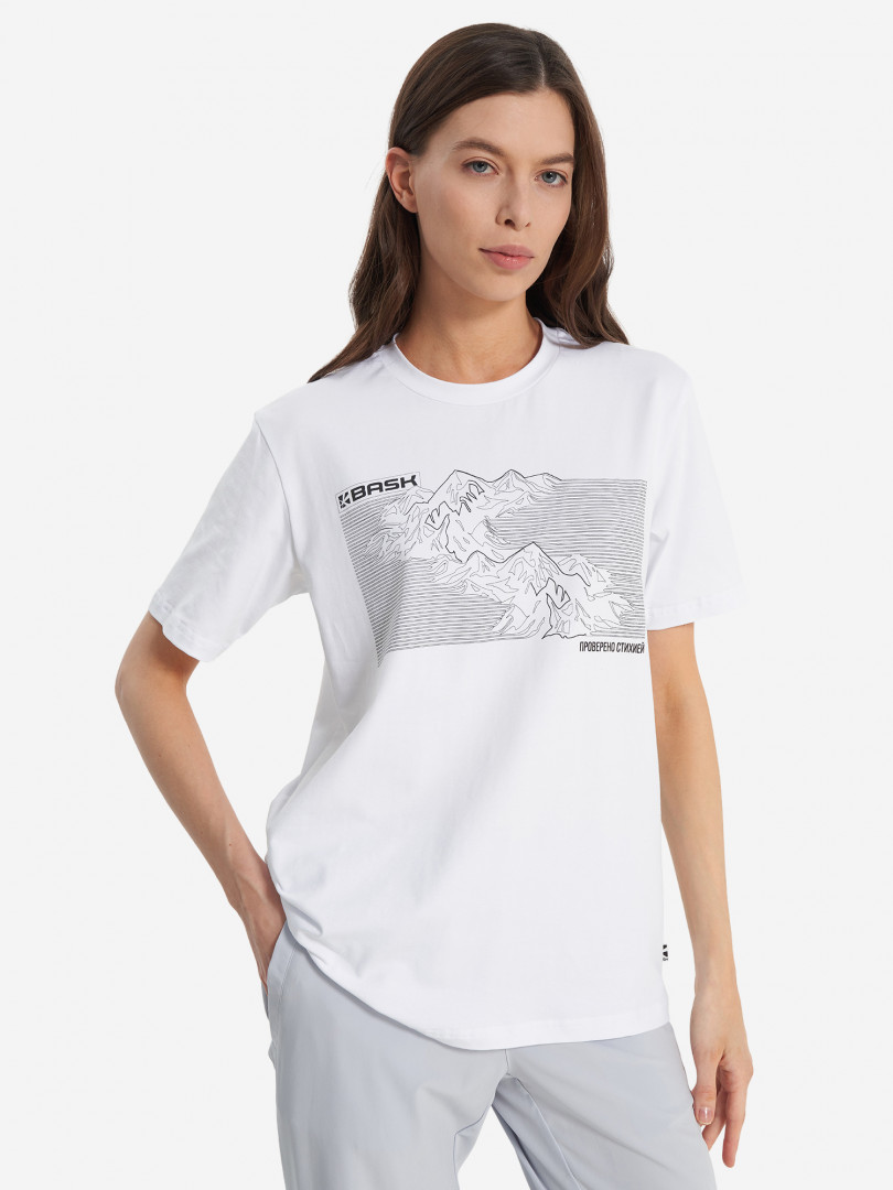 Футболка женская Bask Topography Lt V2 Белый 2399₽