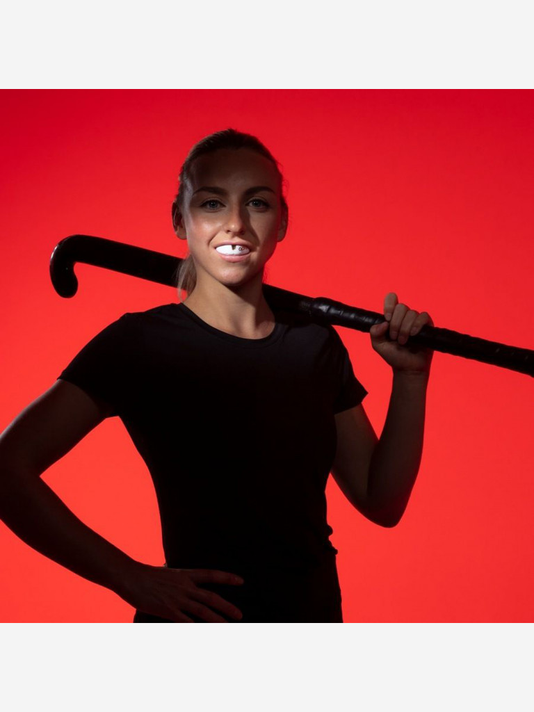 Детская боксерская капа, спортивная для защиты зубов OPRO Self-Fit Gold - White/Gold