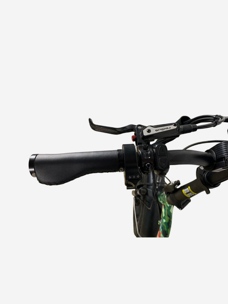 Электровелосипед OxyVolt "Low Fat Ranger" 750Вт, 48В, 18Ач, гидравлика, фэтбайк, складной, 20 дюймов, камуфляж