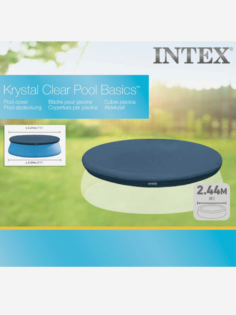 Тент Intex 28020 на бассейн Easy Set диаметром 244см