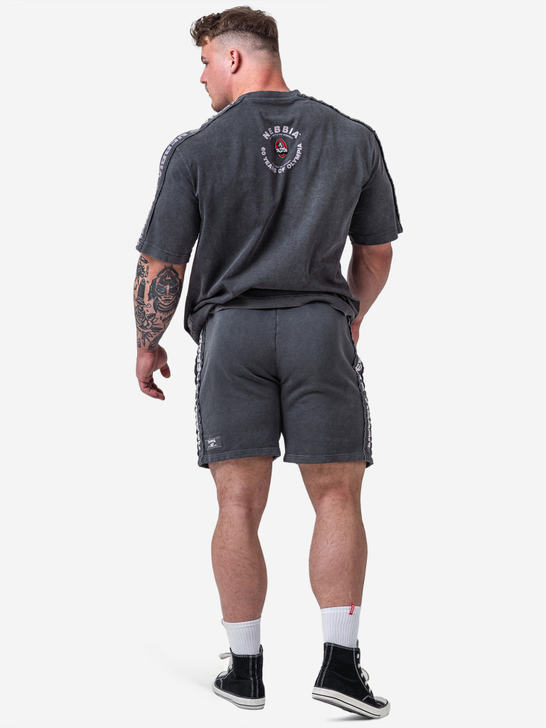 Шорты спортивные NEBBIA Washed Sweat Shorts LEGEND 786
