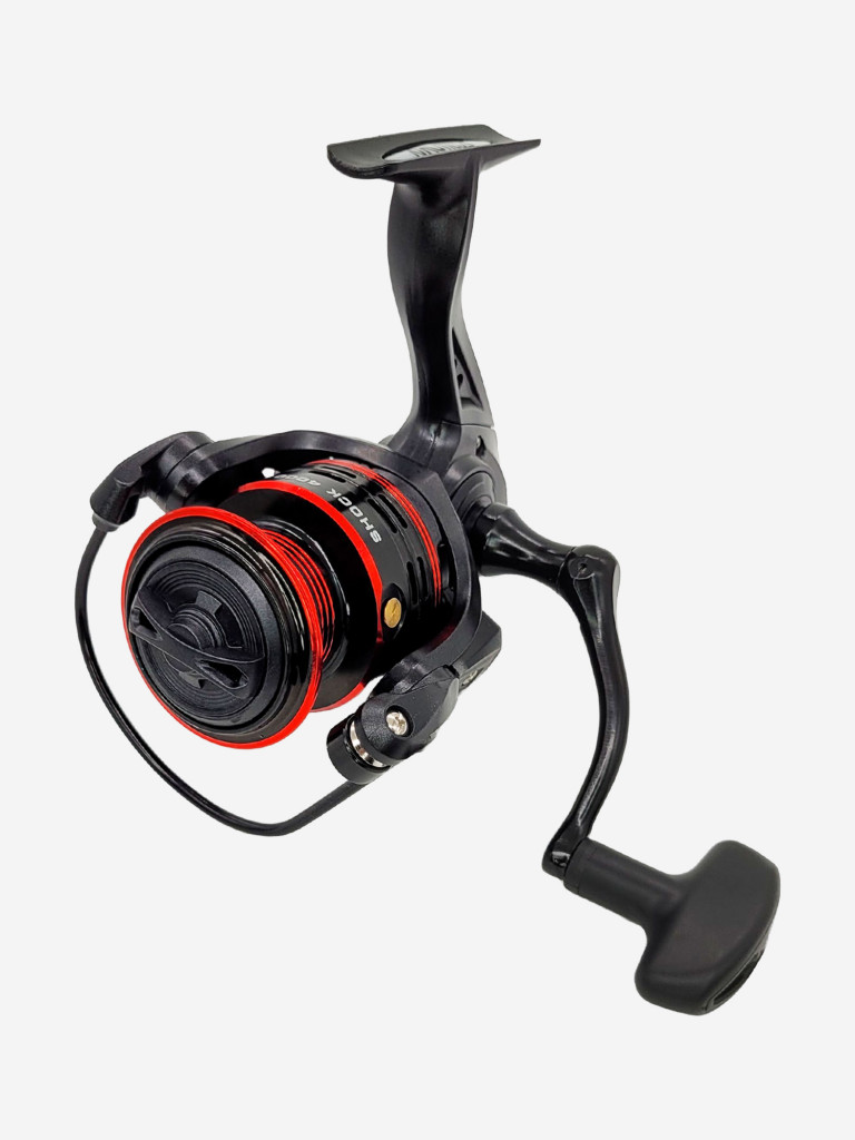 Катушка для спиннинга Nautilus SHOCK 4000, катушка для удочки с передним фрикционом