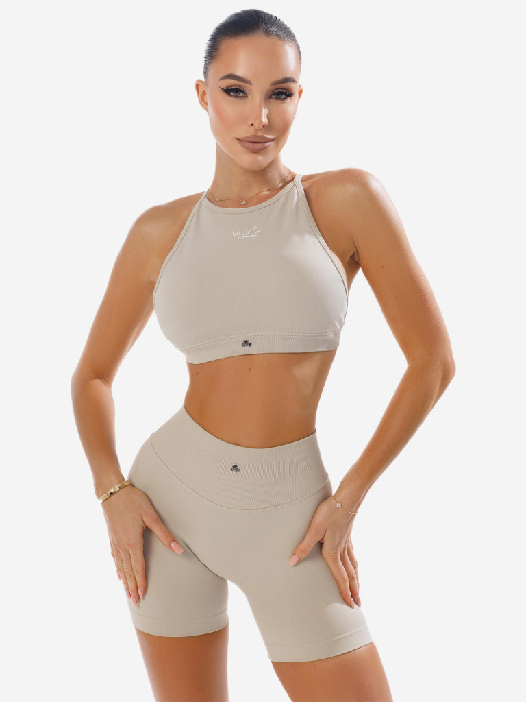 Топ женский Lululit с открытой спиной Chic Seam