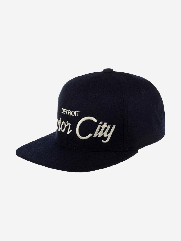 Бейсболка с прямым козырьком HOOD 100-MWL001-MI001-NY Motor City (синий)