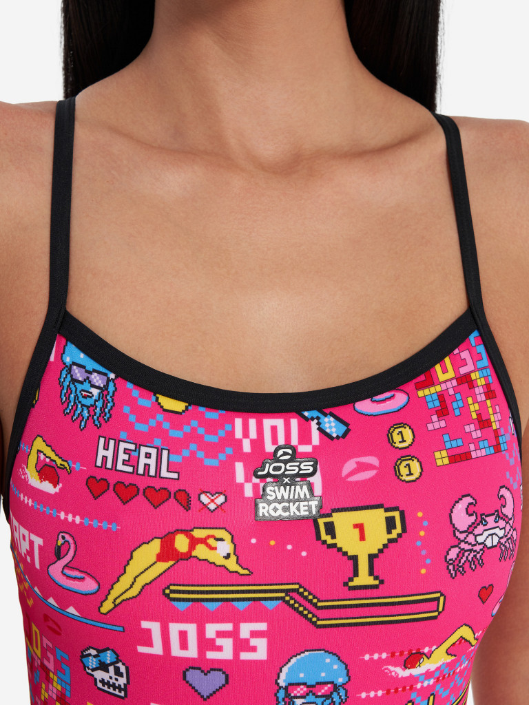Купальник слитный женский Joss x Swim Rocket