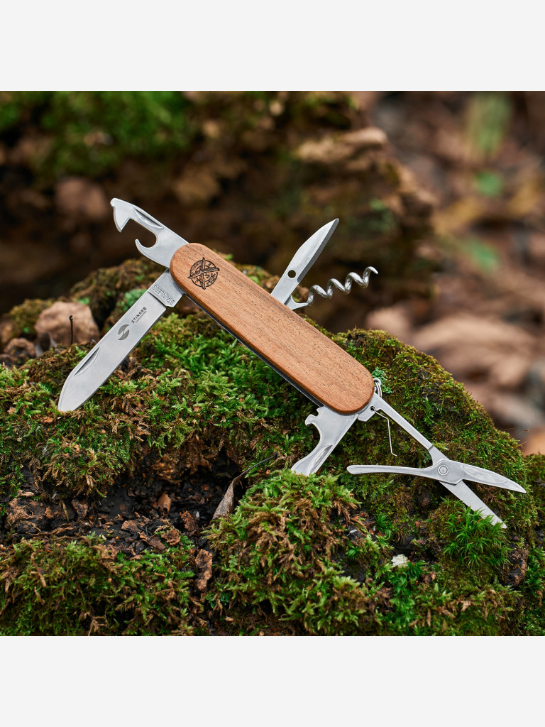 Нож перочинный STINGER, 90 мм, 11 функций