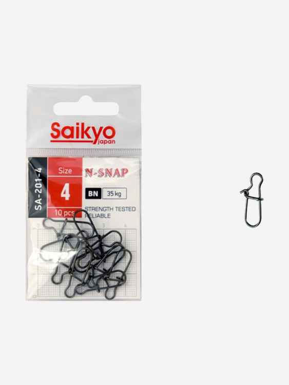 Застежка Saikyo SA-201-4 ( 1 упк. по 10шт.)