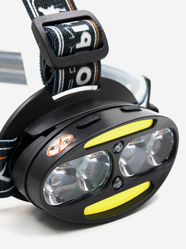 Фонарь налобный Сибирский Следопыт-Радиант, 4 Led + 2 Cob, аккумулятор 220В.