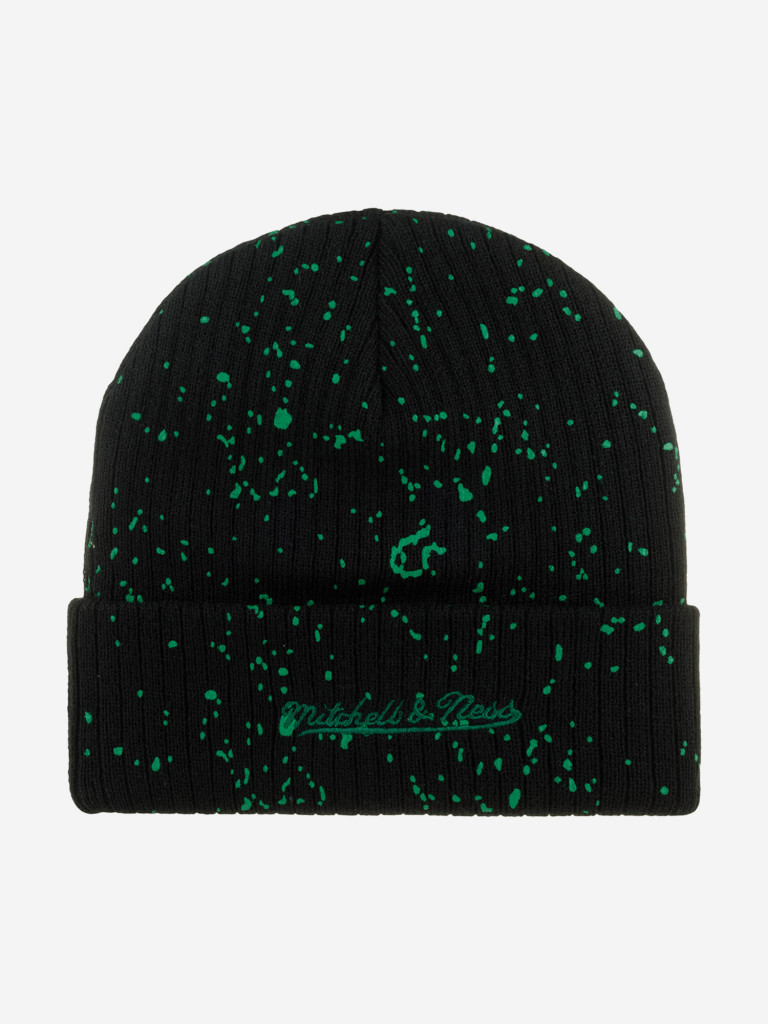 Шапка с отворотом MITCHELL NESS HCFK5815-BCEYYPPPBLCK Boston Celtics NBA (черный)