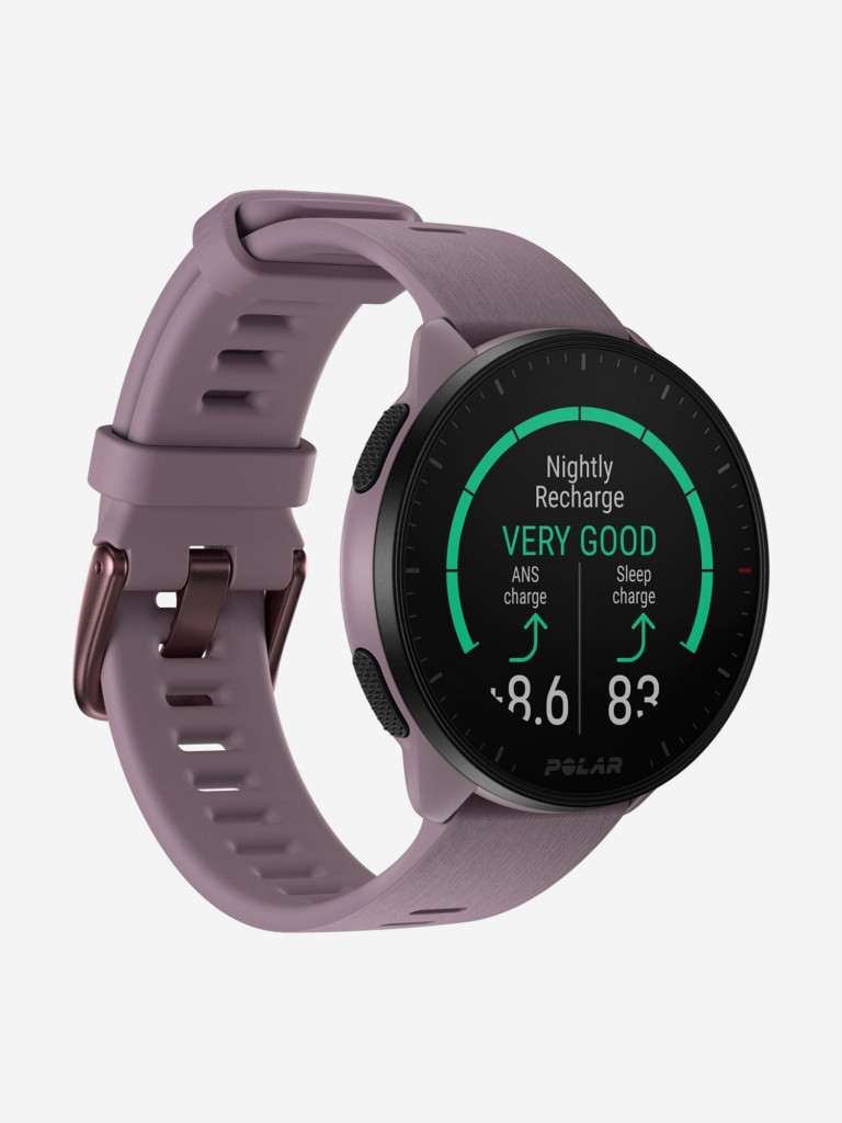 Умные часы Polar Pacer Purple Dusk, 45mm, фиолетовый