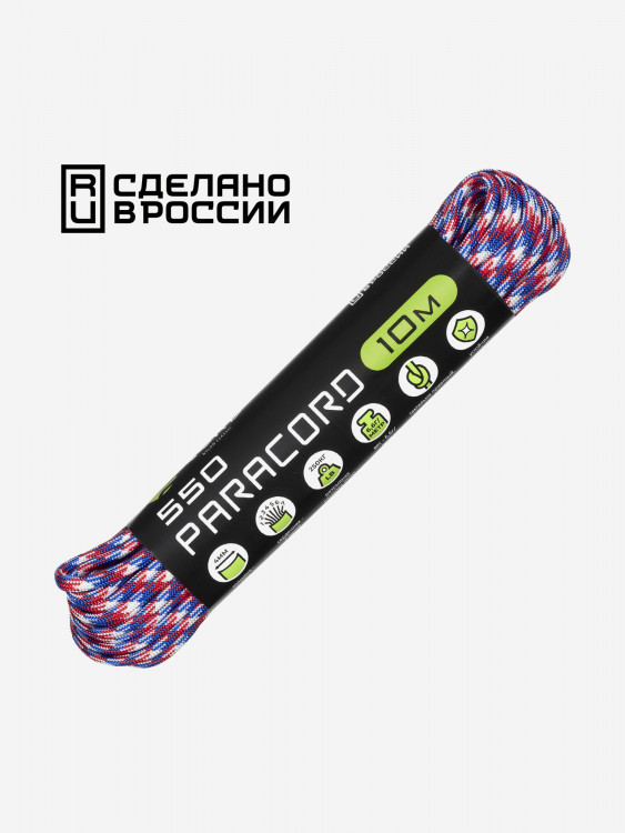 Паракорд 550 CORD nylon 10м RUS (flag)