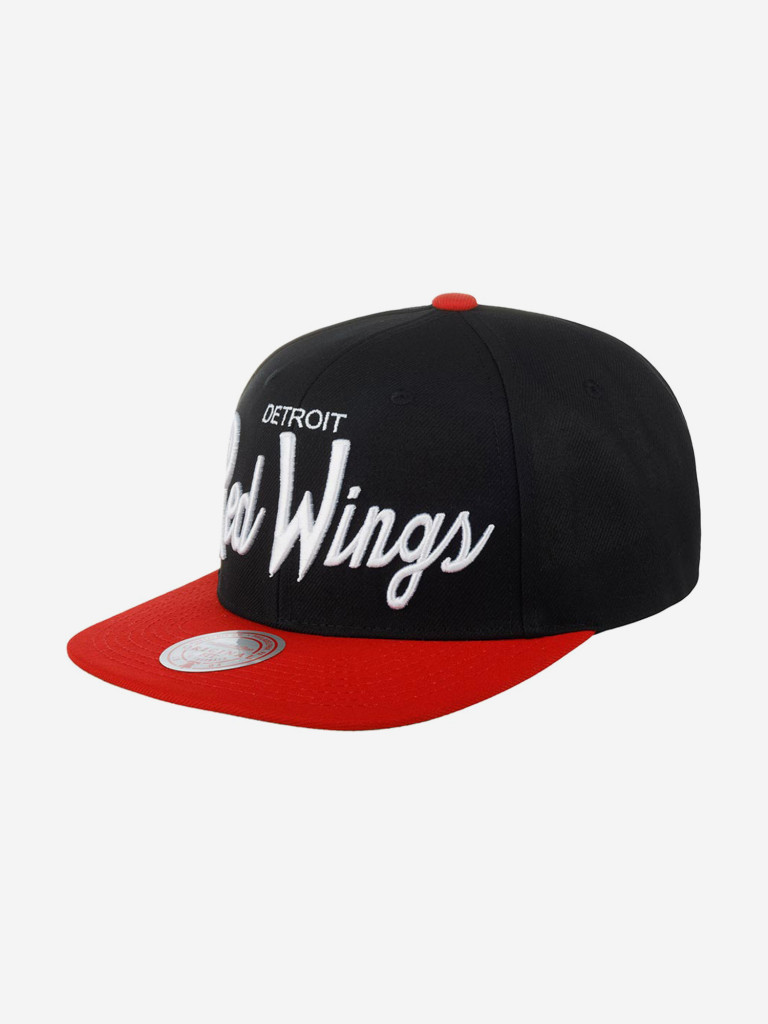 Бейсболка с прямым козырьком MITCHELL NESS 6HSSSH22086-DRWBLCK Detroit Red Wings NHL (черный)