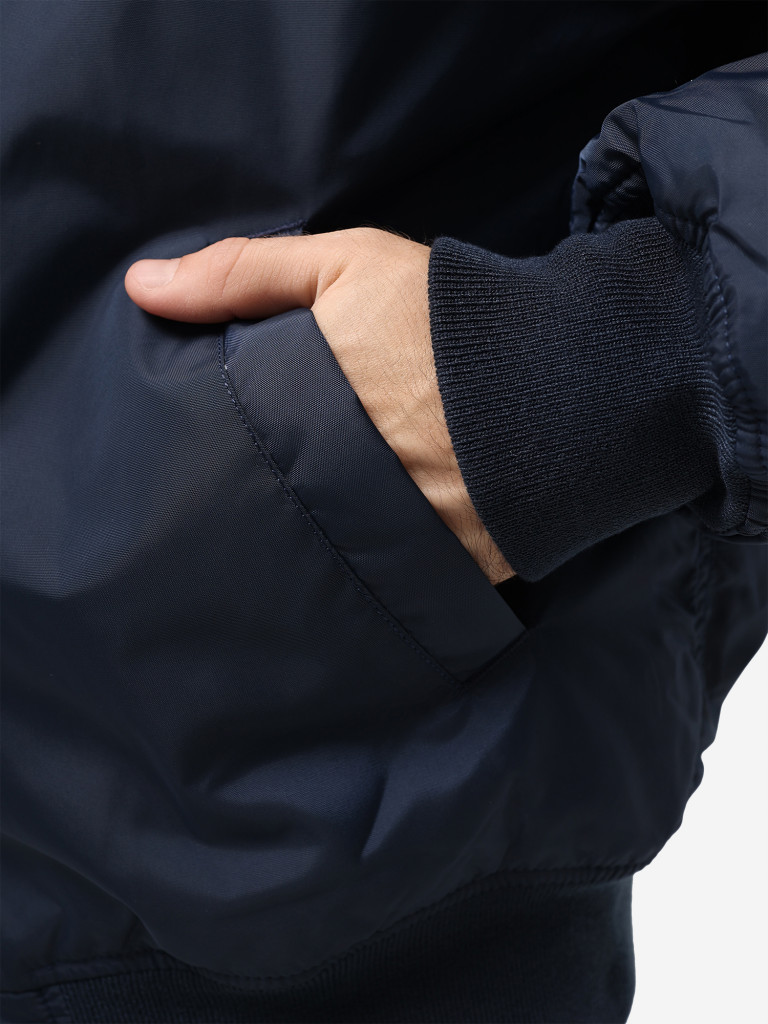 Бомбер утепленный мужской MA-1 Hooded Logo Oxford Alpha Industries