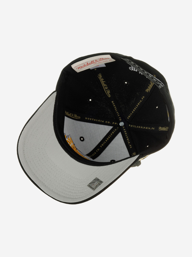Бейсболка MITCHELL NESS HP8011-LALBLCK Los Angeles Lakers NBA (черный)