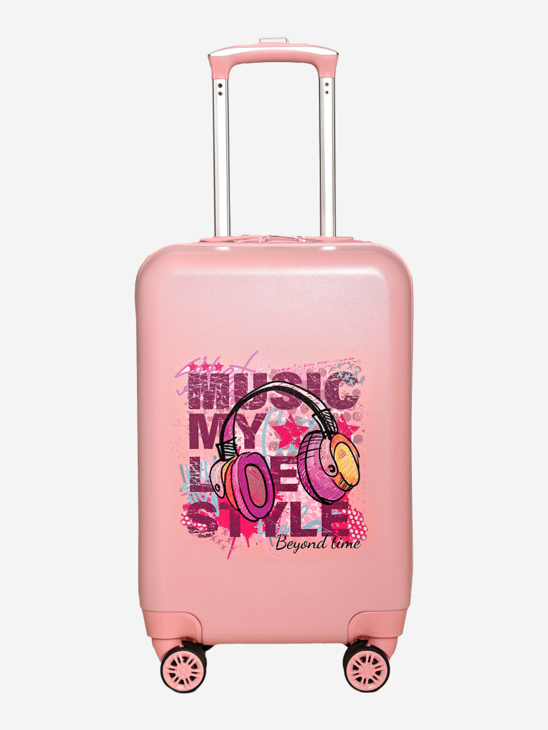 Чемодан детский BEYOND TIME G208 Music розовый