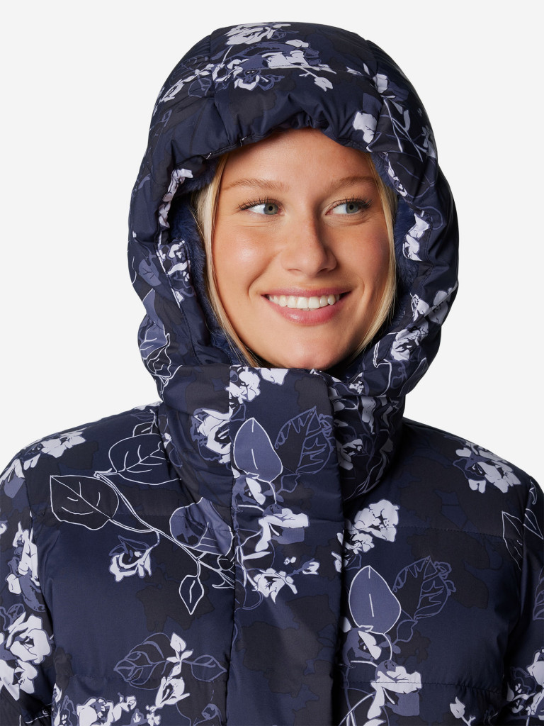 Пуховик женский Columbia Boundless Days Print Long Down Jkt
