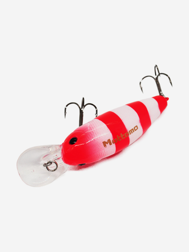 Воблер Mottomo DJ Crank 52F 8g White Red