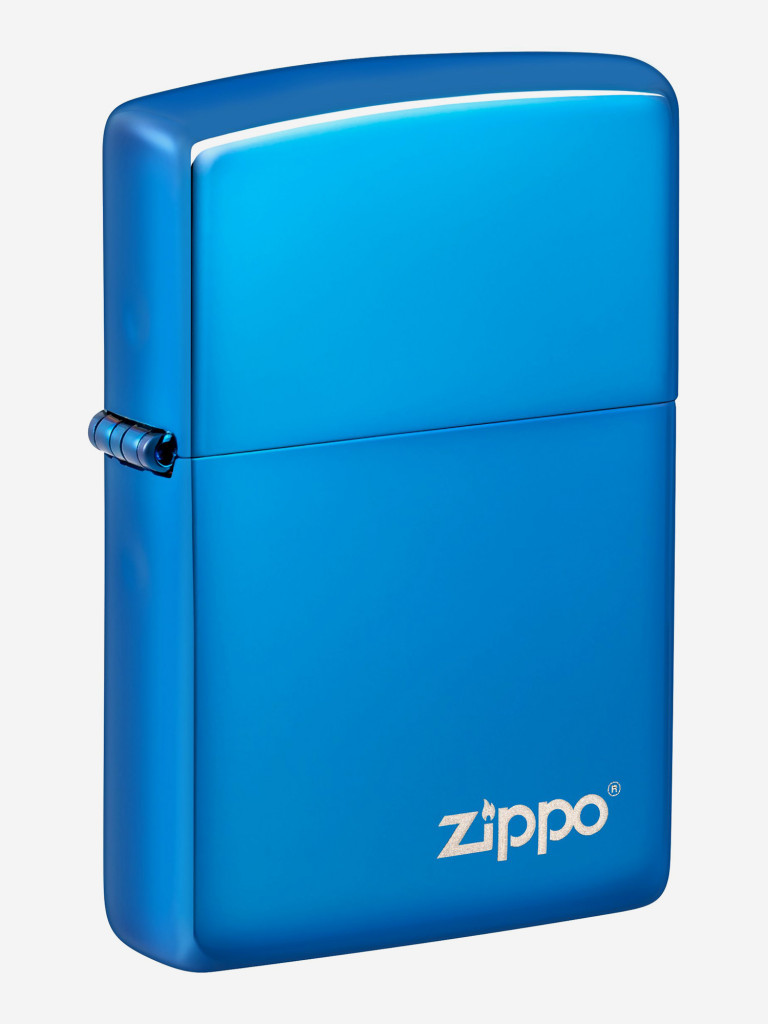 Зажигалка бензиновая ZIPPO 20446ZL Classic Logo High Polish Blue