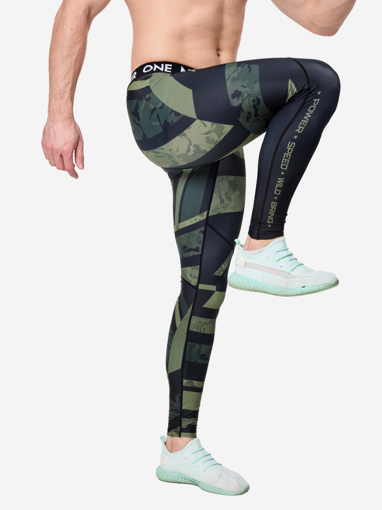 Тайтсы спортивные компрессионные мужские N1Sport