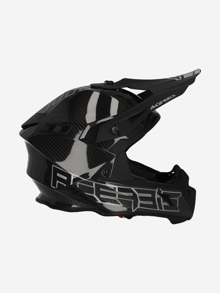Мотошлем кроссовый взрослый Acerbis STEEL CARBON 22-06 Black/Grey
