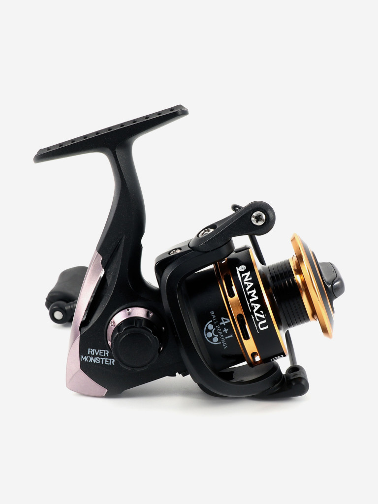 Катушка безынерционная Namazu River Monster RM4000, 4+1 подшипник, металлическая шпуля.