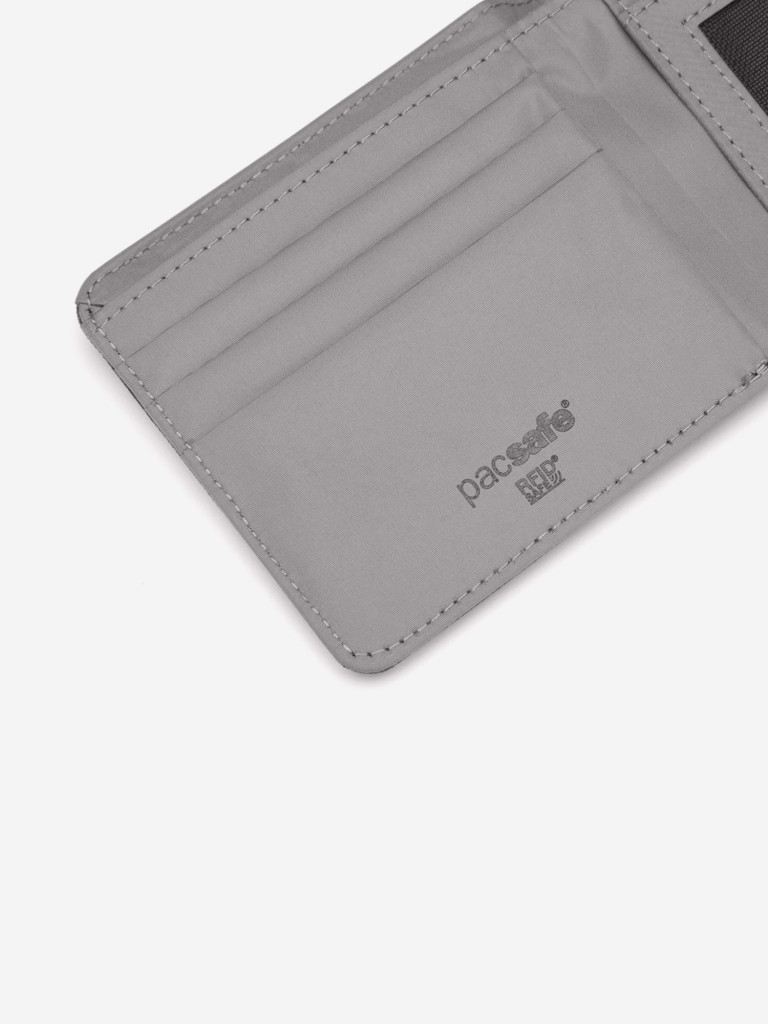 Кошелек антивор Pacsafe RFIDsafe bifold wallet, Stone