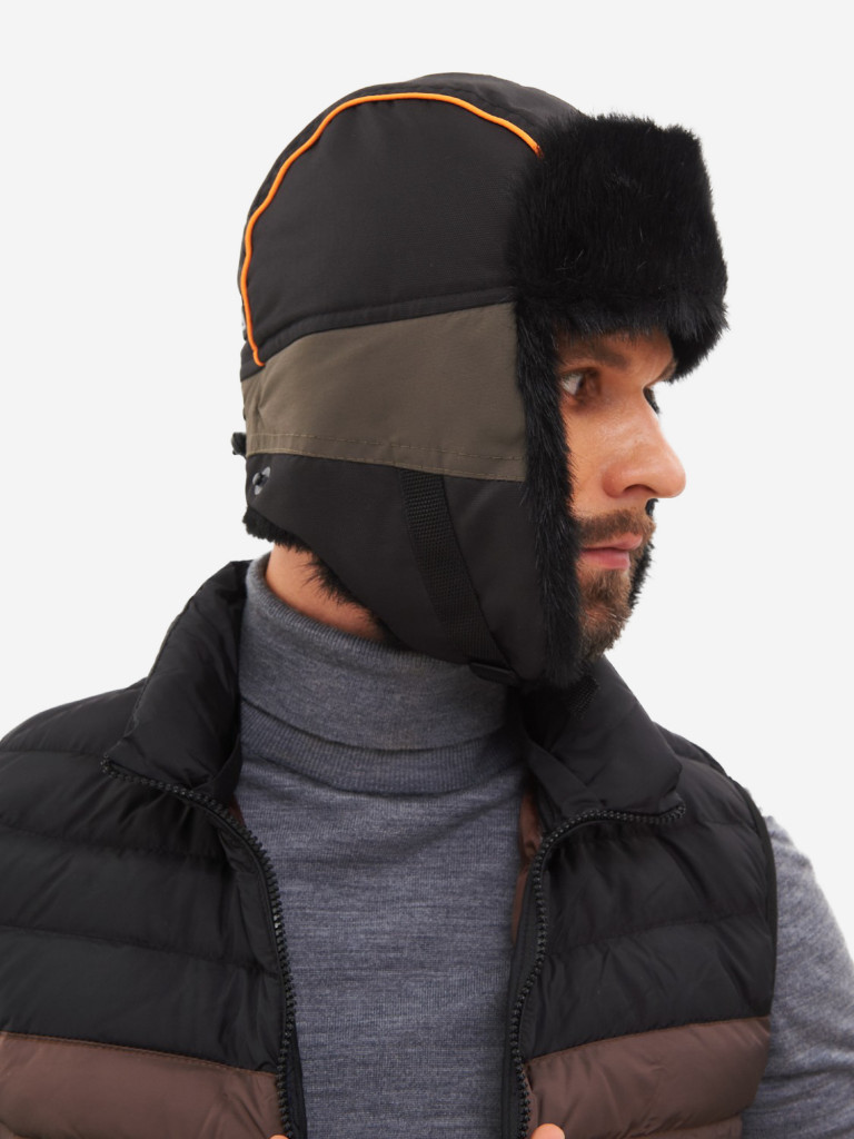 Шапка-ушанка зимняя мужская Huntsman Siberia Breathable меховая мембранная