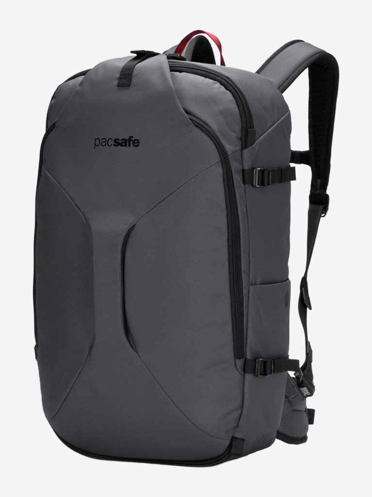 Рюкзак в ручную кладь антивор Pacsafe Venturesafe EXP45, темно-серый, 45 л.