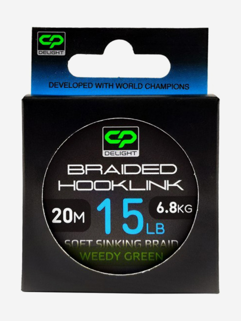Поводковый материал CARP PRO Delight Sinking Hooklink зеленый 15lb 20м