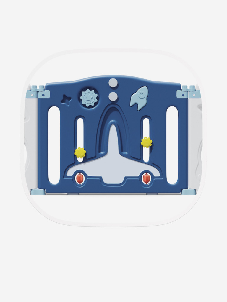 Манеж UNIX Kids SUPREME Space 200x200 Blue с качелями