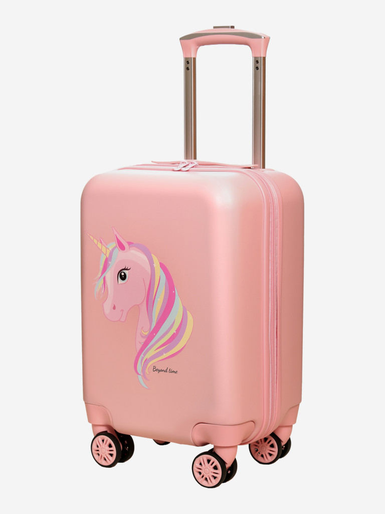 Чемодан детский BEYOND TIME R120 Единорог розовый