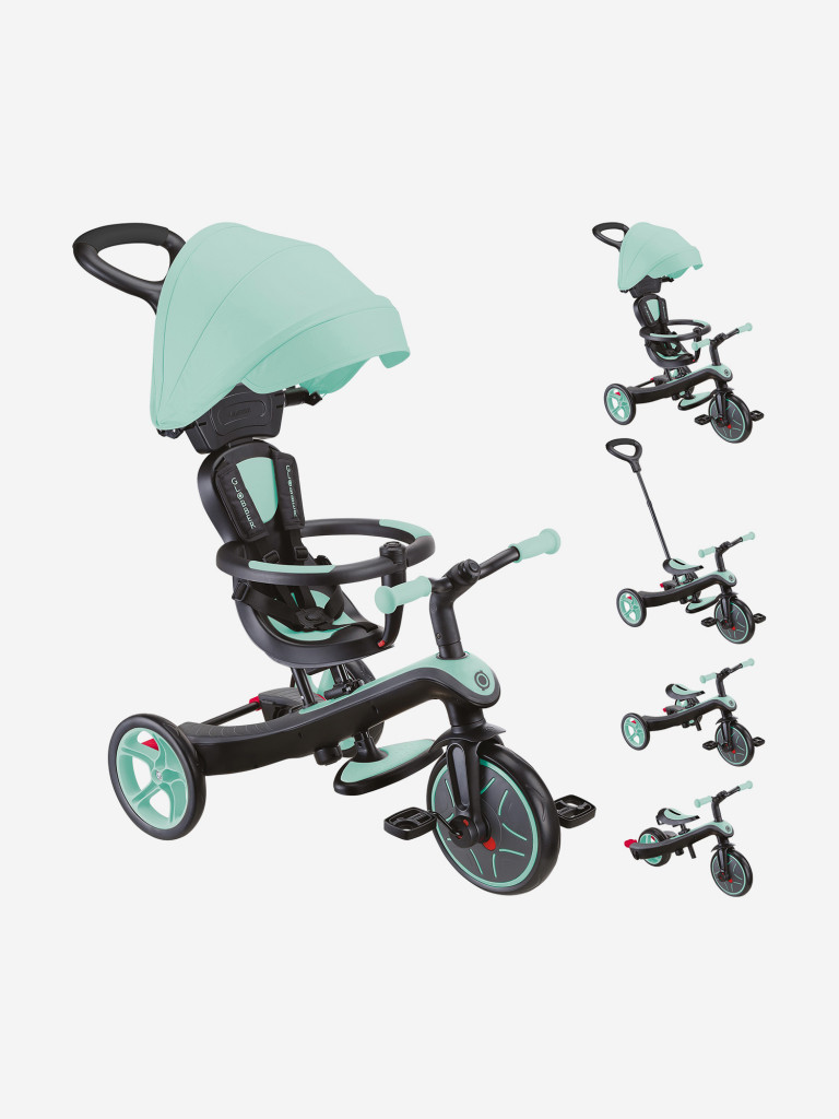 Трехколесный велосипед-беговел Globber TRIKE EXPLORER (4в1)