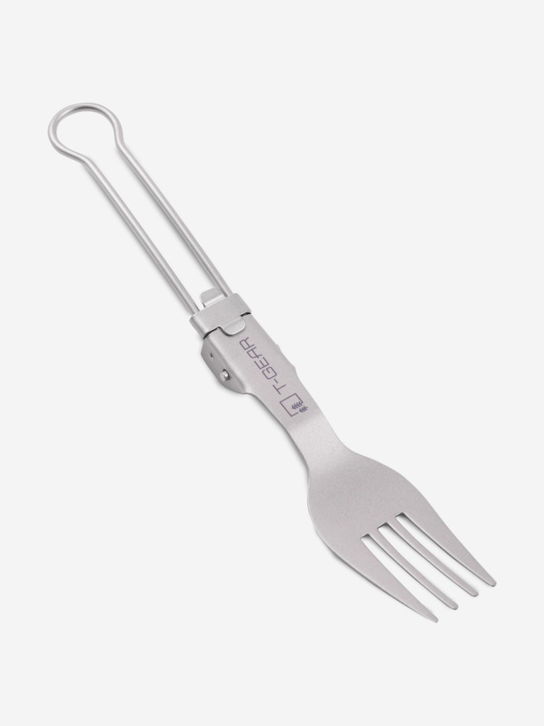 Складная вилка титановая T-Gear Titanium Folding Fork