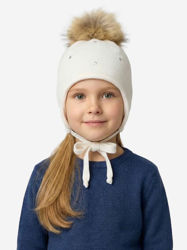 Шапка для девочки GUSTI GW25AC1236G-MILK
