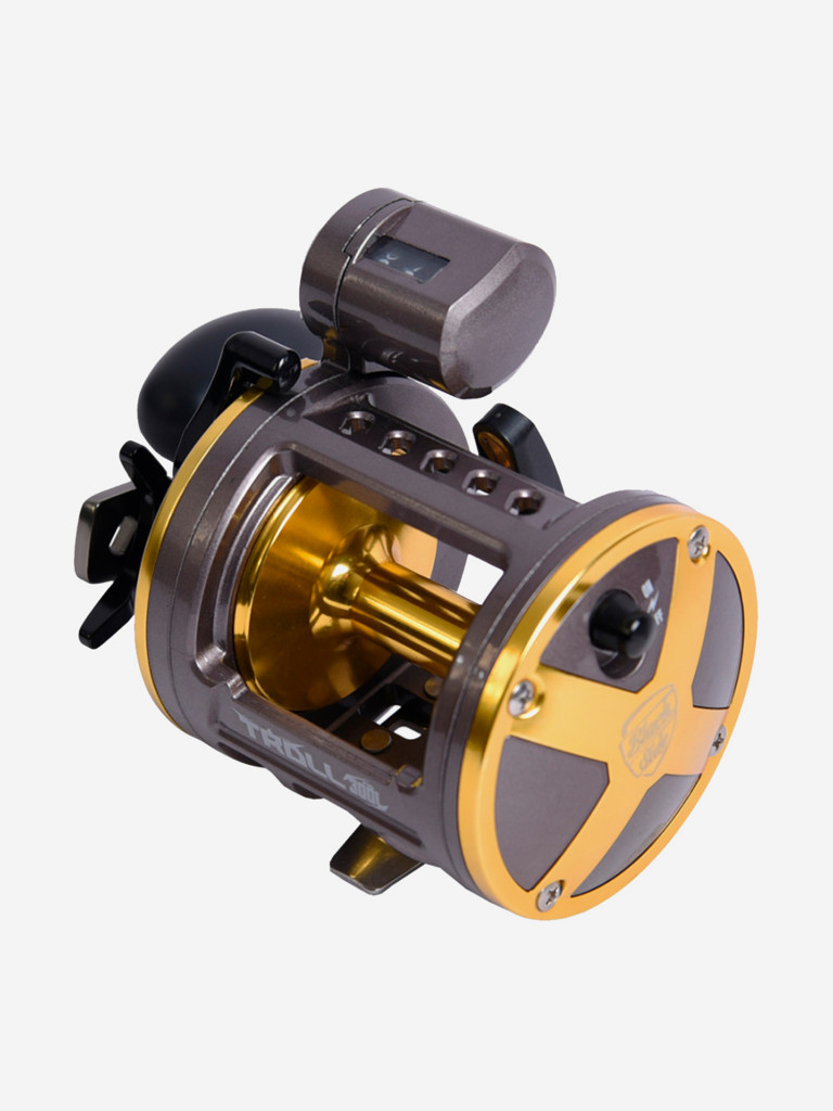Катушка для рыбалки мультипликаторная Black Side TROLL PRO 300L (лев. рука), передаточное число 3.8:1