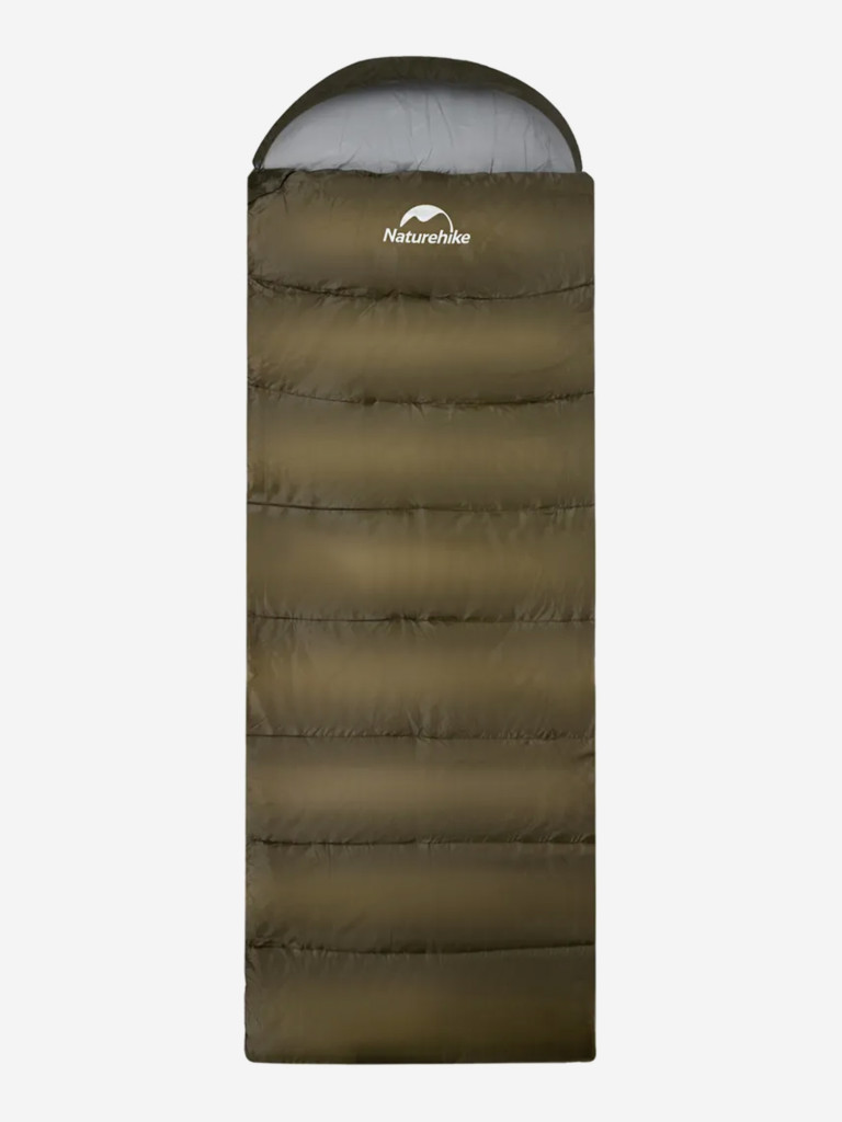 Спальный мешок Naturehike U350S с капюшоном, хаки
