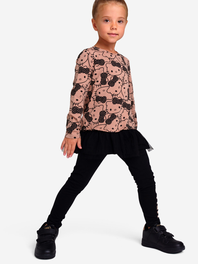 Комплект для девочек: лонгслив, легинсы PlayToday