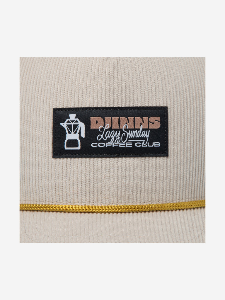 Бейсболка DJINNS HFT Sunday Coffee Cord (белый)