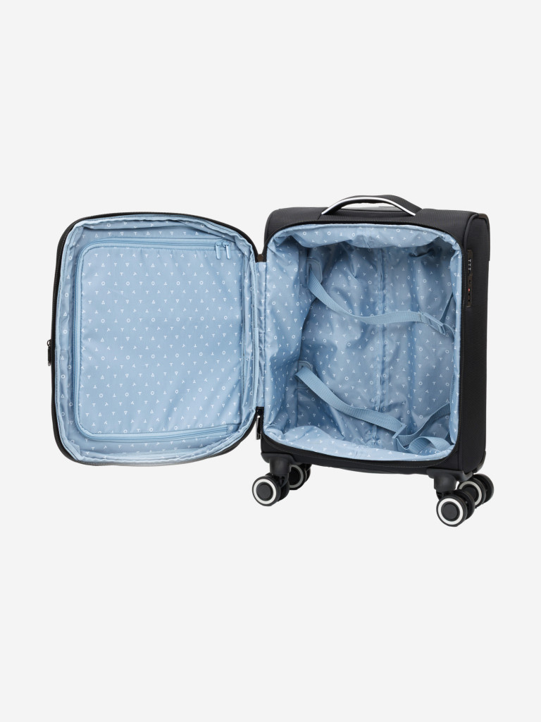 Чемодан TORBER Nero чёрный 37 л