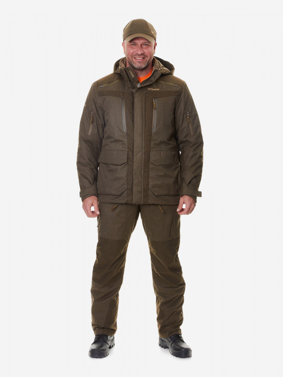 Костюм для охоты зимний -15, PRIDE, Винчестер, коричневый