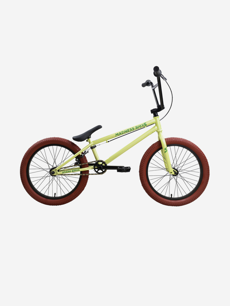 Велосипед подростковый Stark Madness BMX 5 оливковый/зеленый/коричневый