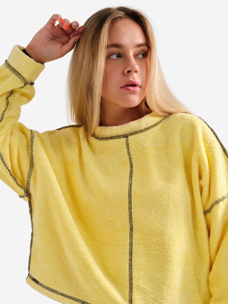 Кроп-свитшот женский YellowGlow BESRF