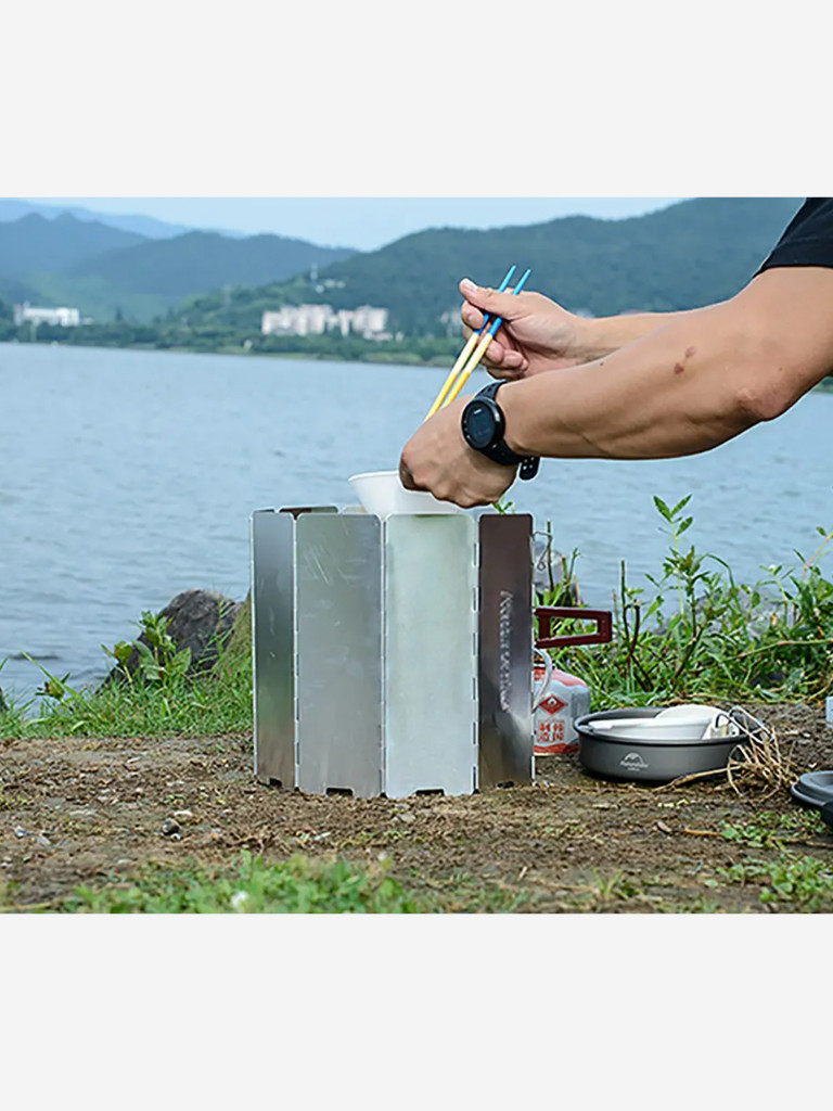 Экран ветрозащитный Naturehike, 10 секций, 84х24 см