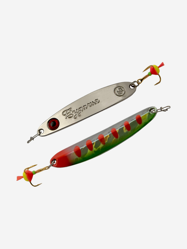 Блесна для рыбалки ECOPRO Судачья с глазом, 50мм, 6г, BIL золотой крючок, зимняя на судака, щуку, окуня, вертикальная