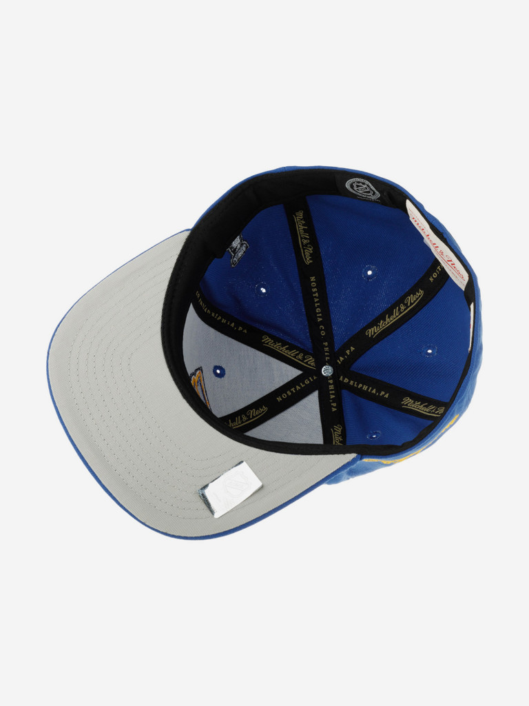 Бейсболка с прямым козырьком MITCHELL NESS 6HSFLR22464-SLUROYA St Louis Blues NHL (синий)